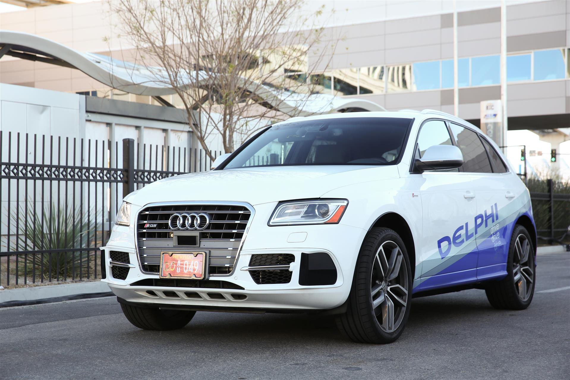 PHOTO: The Delphi Automotive PLC driverless-car is shown in this press photo.