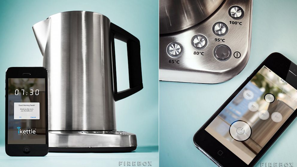 The iKettle lets you control a kettle with your smartphone.