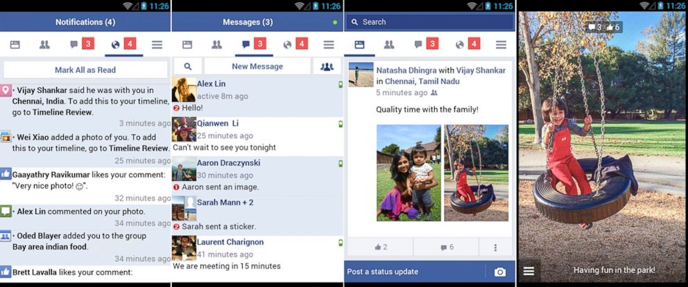 PHOTO: Facebook released a smaller version of its app, called Facebook Lite.