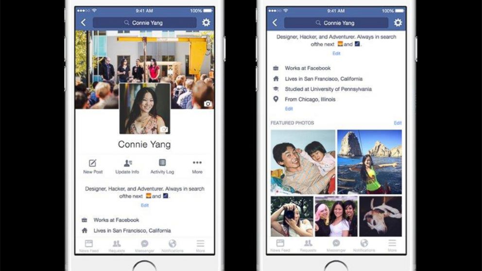 Facebook is unveiling new additions to profiles.