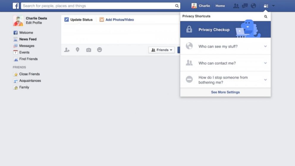 PHOTO: Facebook said they want to make sure users are in control