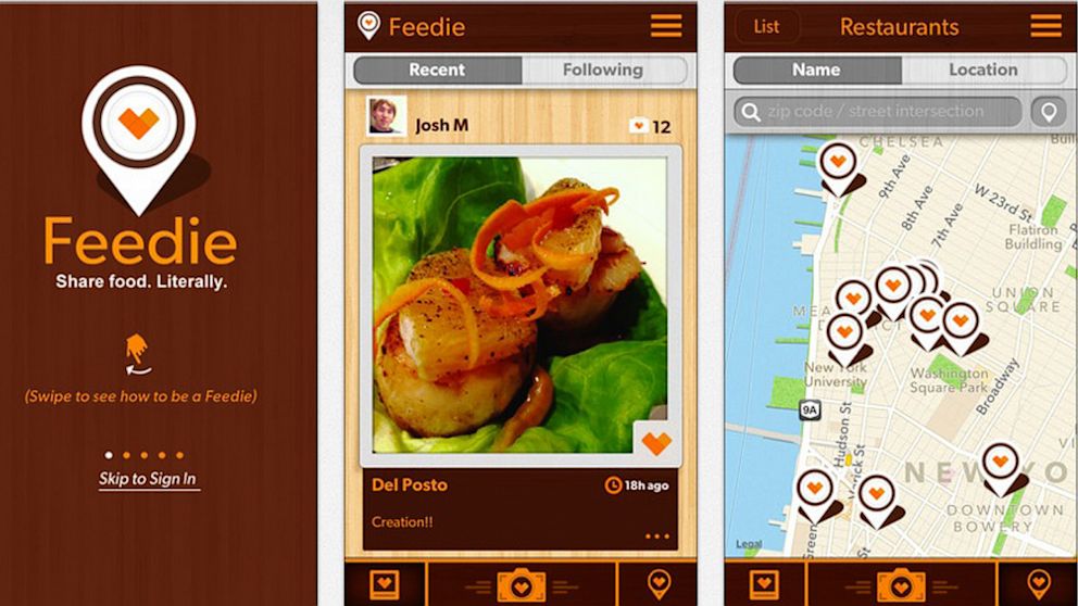 Feedie, and app created by The Lunchbox Fund and Mario Batali, provides users with a way to give back when they post photos of their meals out. 