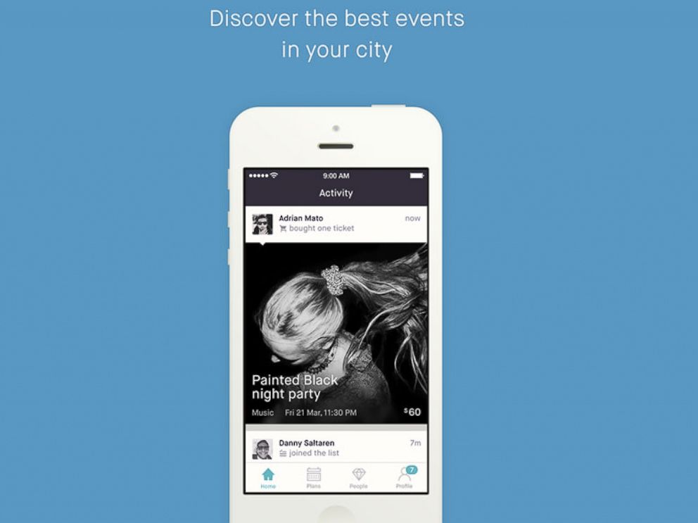PHOTO: The Fever app allows people to discover events in their area.
