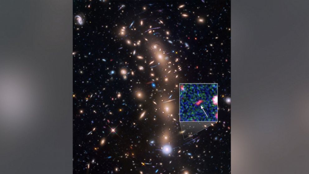Astronomers harnessing the combined power of NASA’s Hubble and Spitzer space telescopes have found the faintest object ever seen in the early universe. 