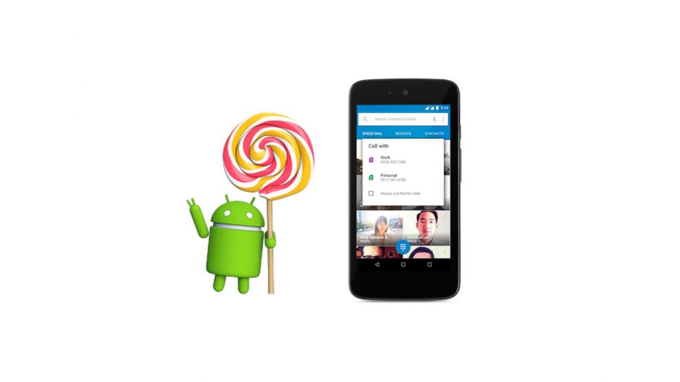 Google announced the Android 5.1 "Lollipop" update, March 9, 2015.