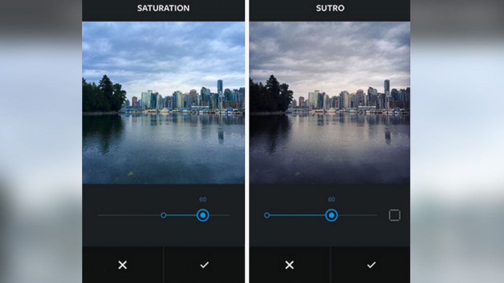 PHOTO:A look at new features in the updated Instagram. 
