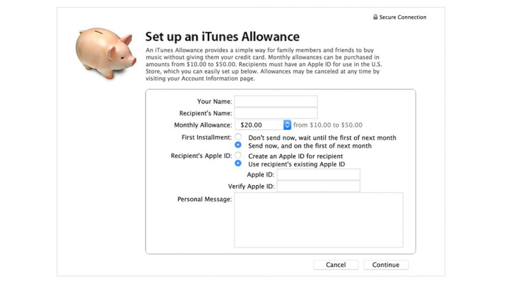 PHOTO: Apple had announced that it is ending iTunes allowances.