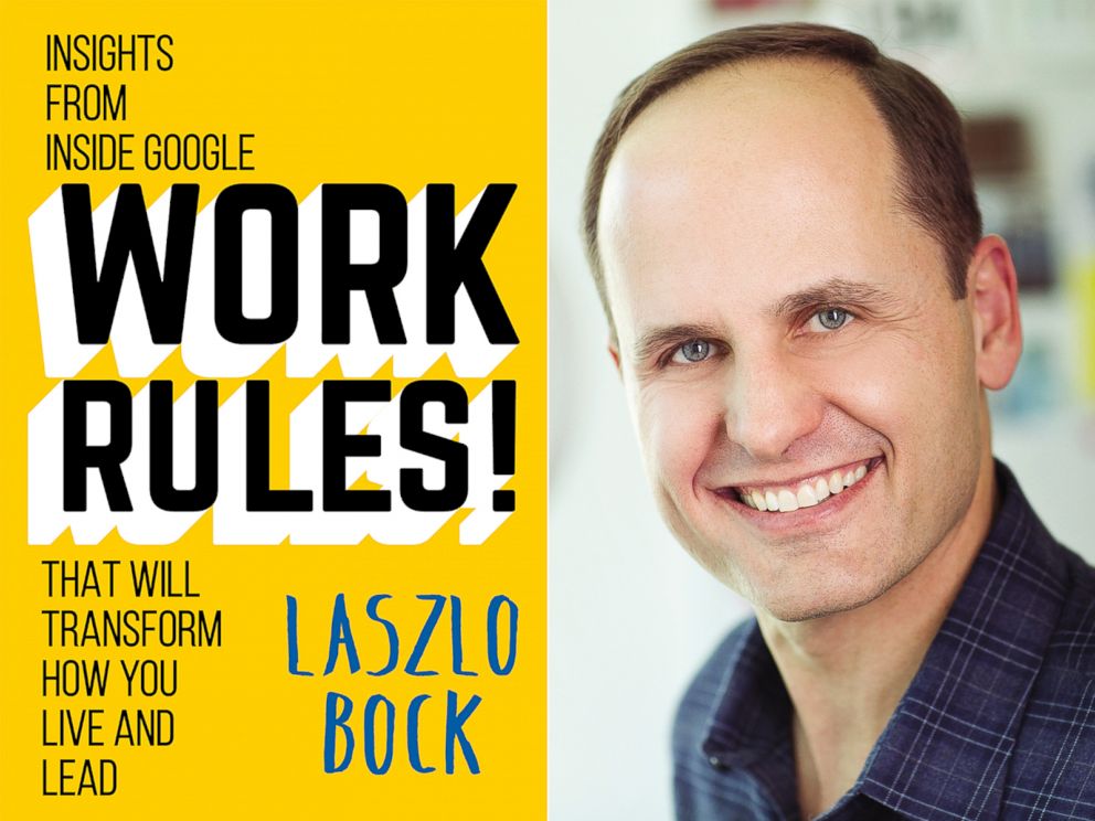 PHOTO: Laszlo Bock, Google's senior vice president of people operations, is revealing insights from Google in his new book "Work Rules!"