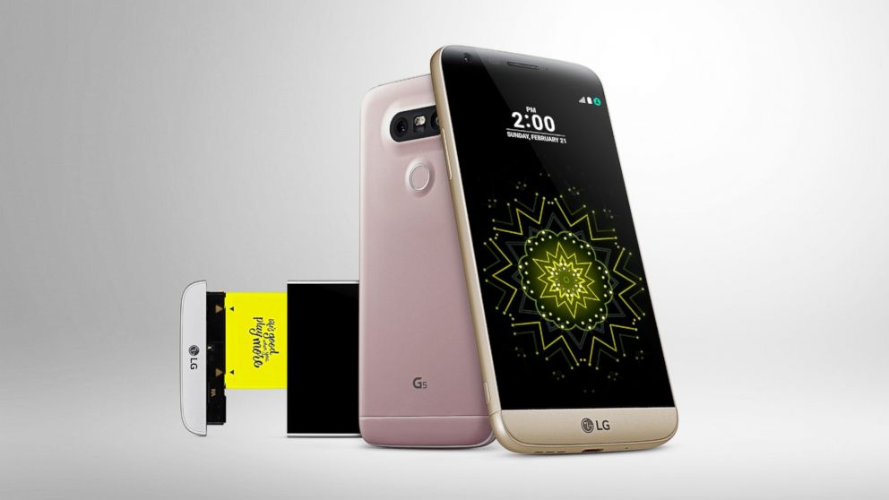 PHOTO: LG's new G5 phone is seen in this photo.