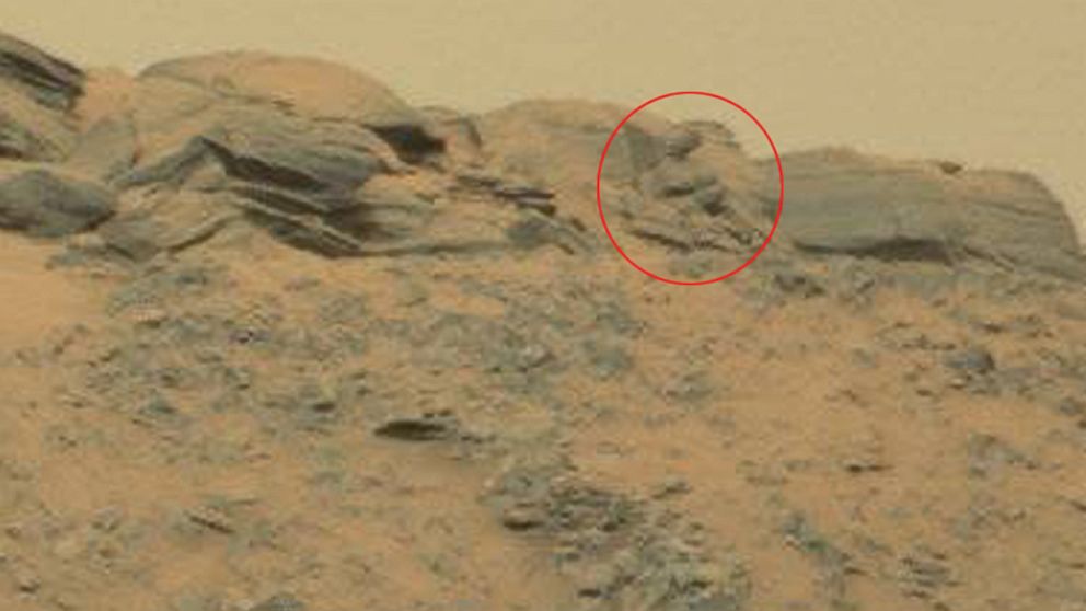 Mars Buddha Rock Formation Sends Imaginations Running Wild Abc News