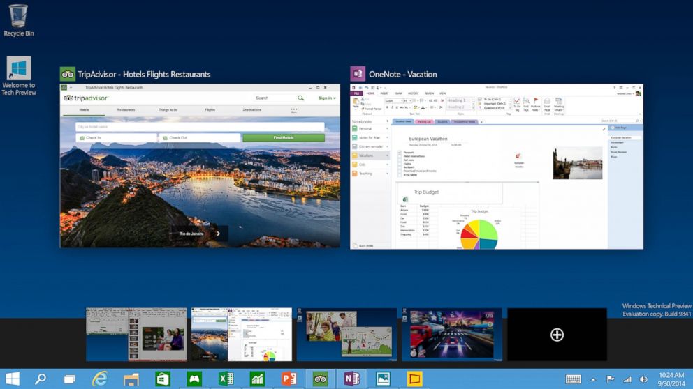 PHOTO: Microsoft debuted Windows 10 at an event on September 30, 2014.