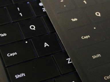 PHOTO: Microsofts Touch and Type Covers.