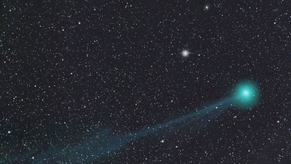 Comet Lovejoy, pictured Dec. 28, 2014, has become visible to the unaided eye.