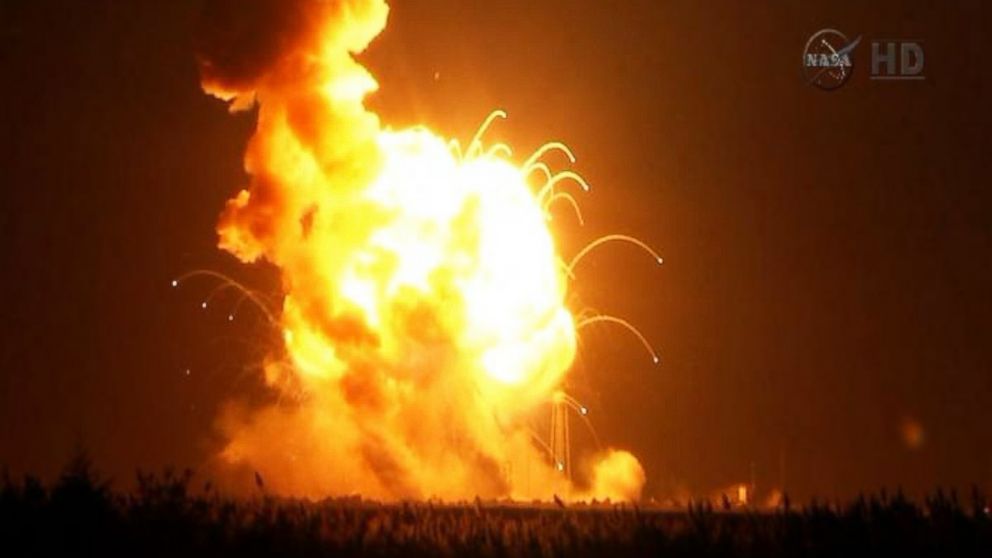 PHOTO: The Orbital Sciences Corporation Antares rocket, with the Cygnus spacecraft onboard, is seen in this Oct. 28, 2014 still from NASA. 