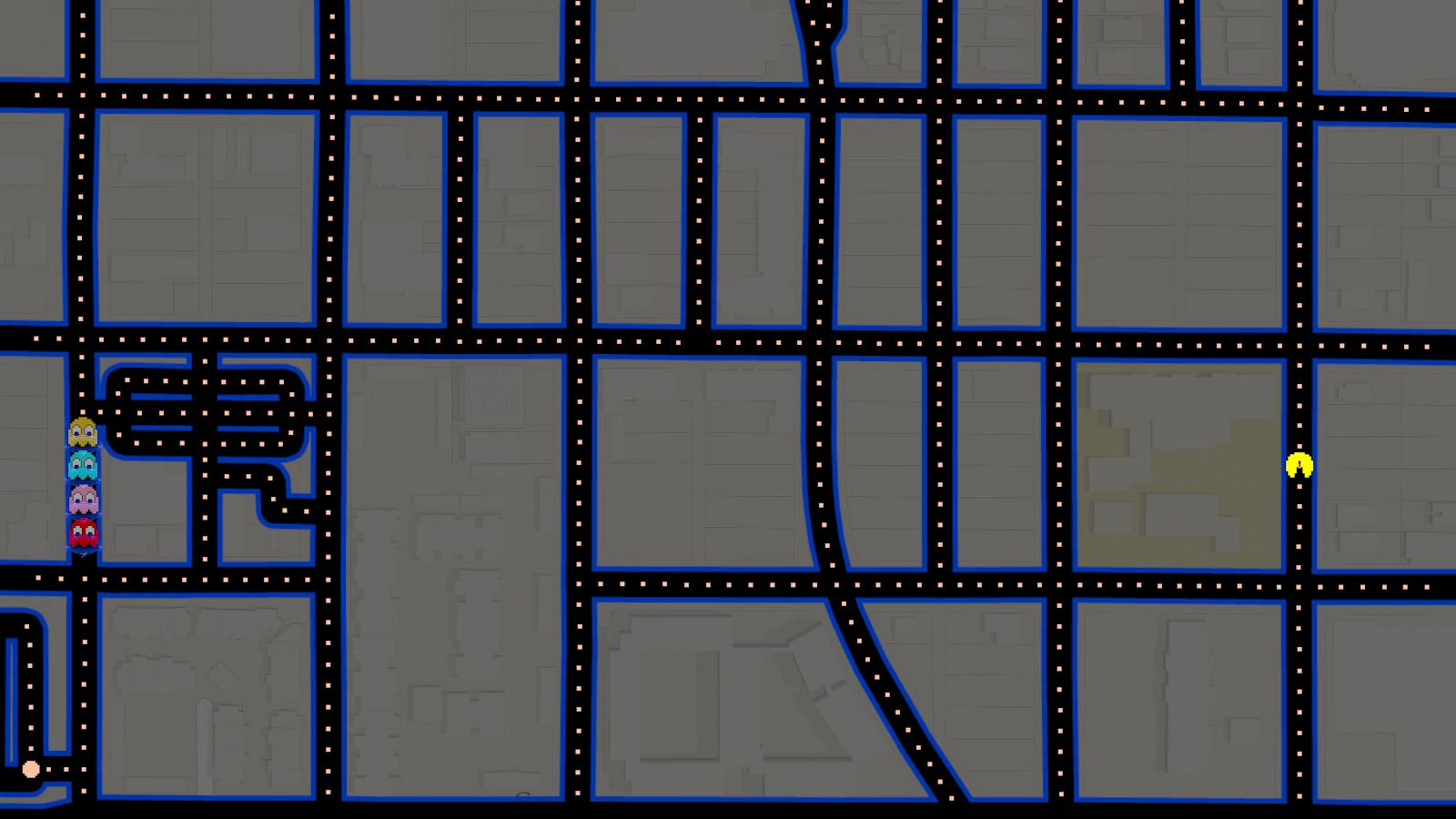 Pac-Man chega ao Google Maps