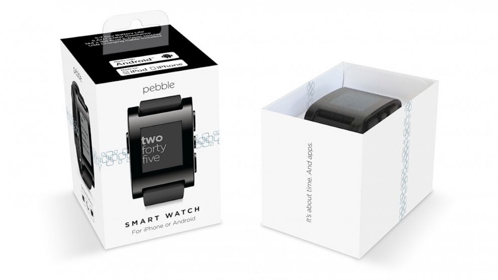 Pebble's smartwatch will be available soon at Best Buy. 