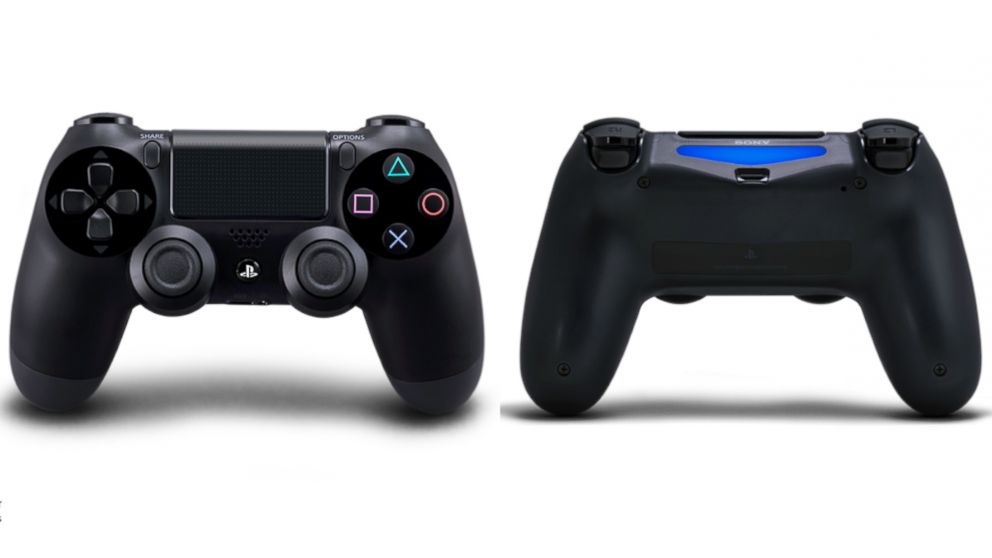 PHOTO: The new Dualshock 4 controller includes a touch pad and a light bar. 
