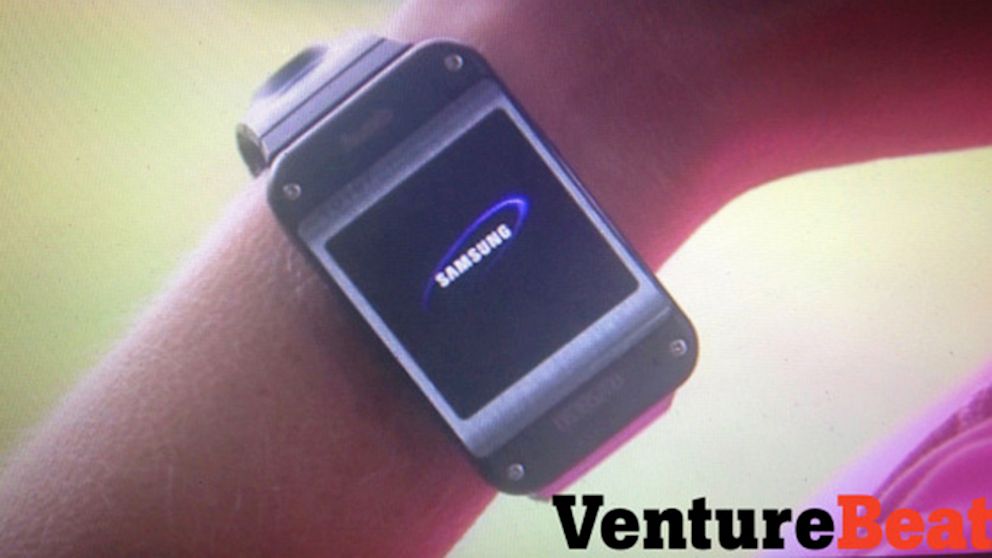 A purported leaked image of Samsung's Galaxy Gear smartwatch. 