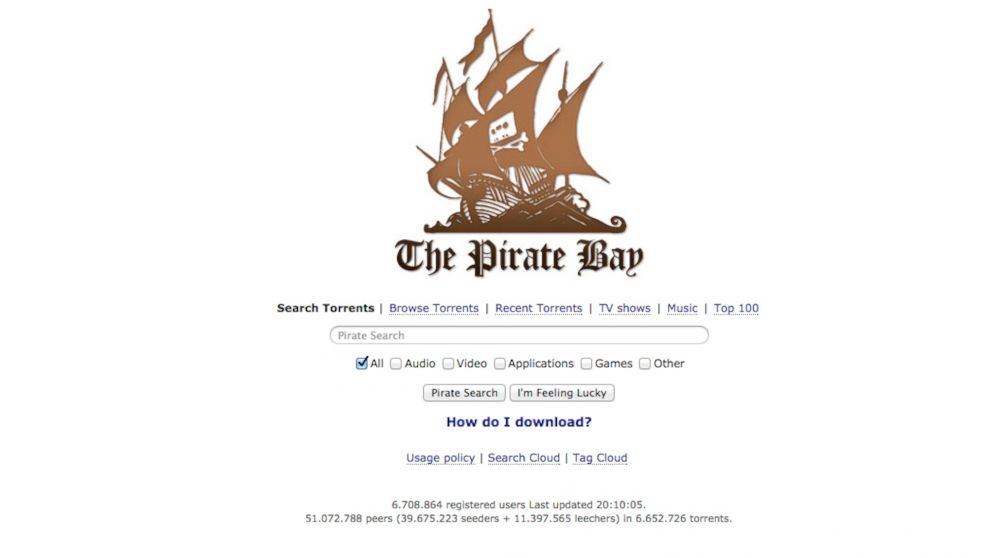 The Pirate Bay website has been shut down by Swedish authorities.