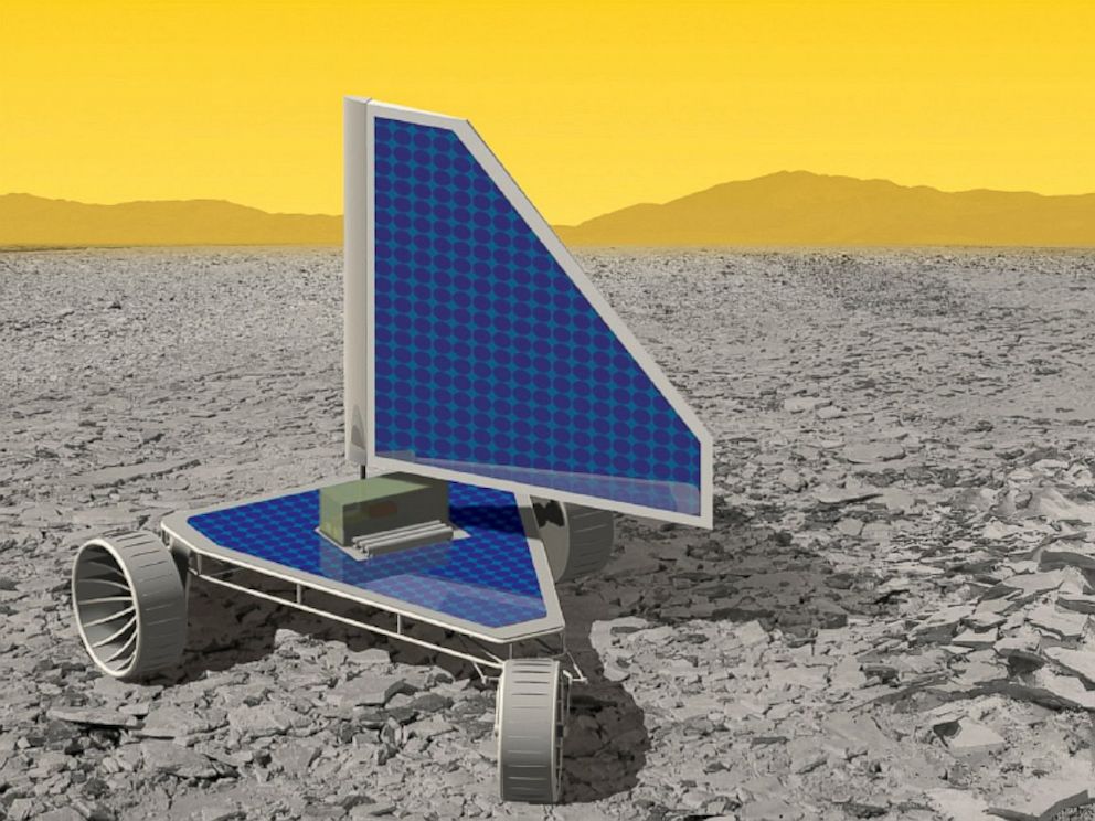 PHOTO: The Zephyr landsail rover