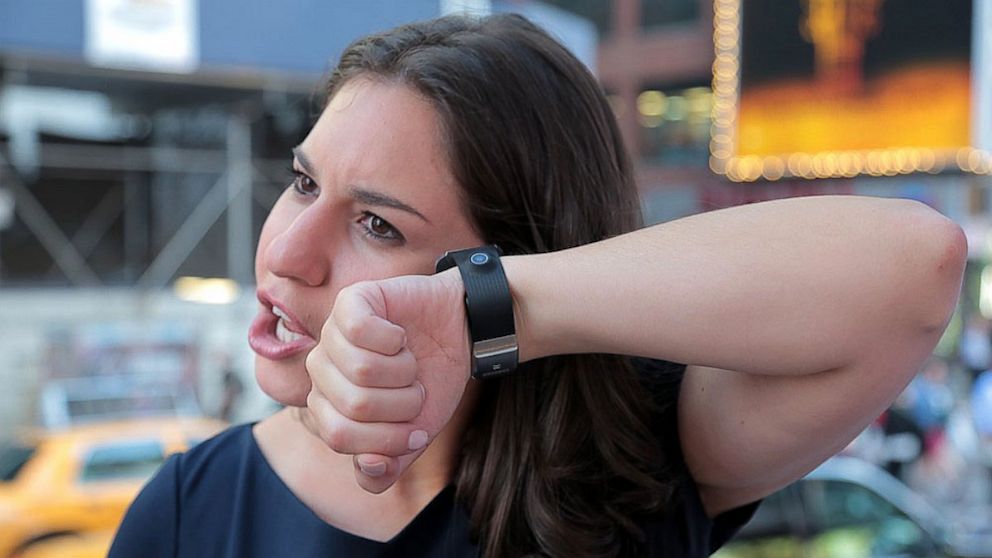 The Galaxy Gear has a mic and speaker so it can be used as a phone.