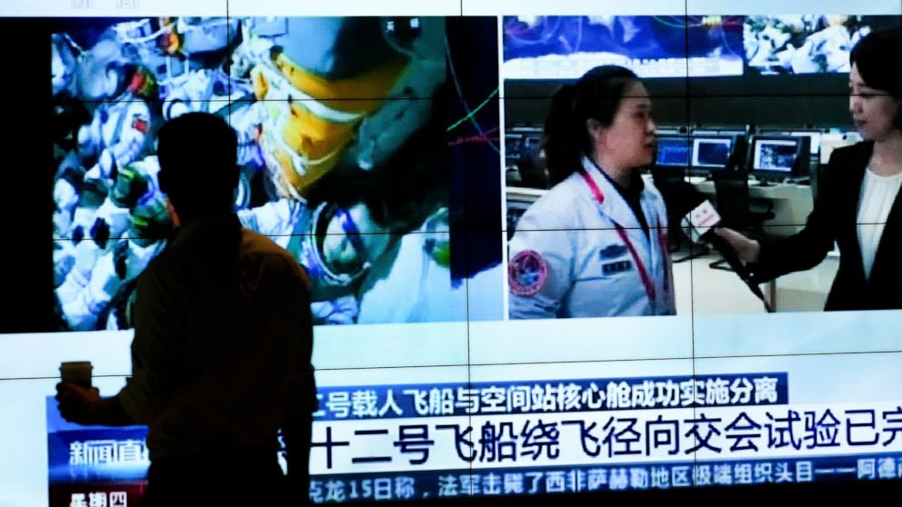 3 crew leave China's space station for Earth after 90 days