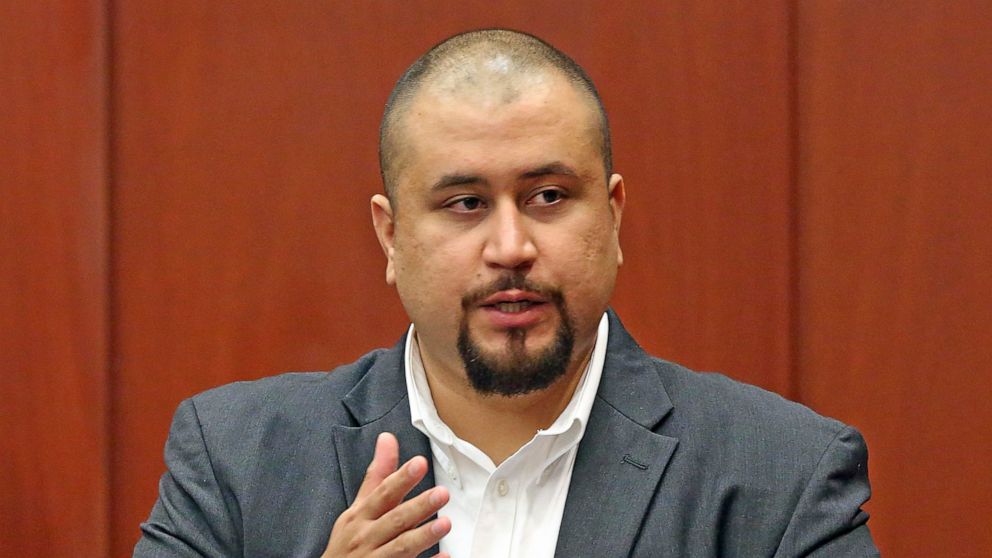 FILE - In this Sept. 13, 2016, file photo, George Zimmerman looks at the jury as he testifies in a Seminole County courtroom in Orlando, Fla. Zimmerman, the ex-neighborhood watch volunteer who killed an unarmed black teen in Florida in 2012 has been 