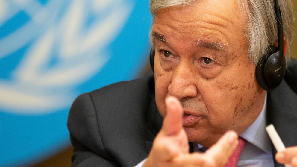 AP Interview: UN chief warns China, US to avoid new Cold War