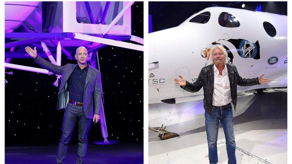 Billionaire Blastoff: Rich riding own rockets into space