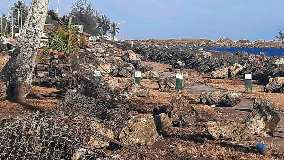 First aid flights leave for Tonga after big volcano eruption