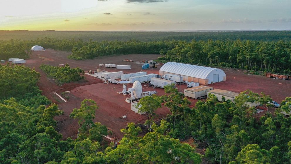 The Arnhem Space Centre is seen on the Gove Peninsula in Australia's Northern Territory May 2, 2022. NASA will launch a research rocket from remote northern Australia this month in the agency's first launch from a commercial facility outside the Unit