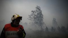 Europe broils in heat wave that fuels fires in France, Spain