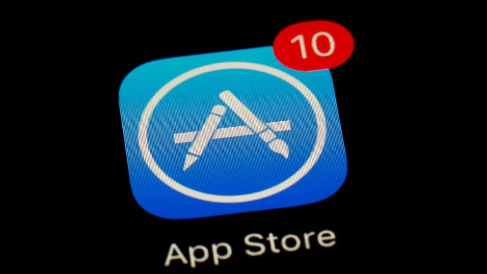 FILE - This March 19, 2018, file photo shows Apple's App Store app. Epic Games filed notice that is appealing a federal judge's decision in a lawsuit alleging that Apple has been running an illegal monopoly that stifles competition. The maker of the 