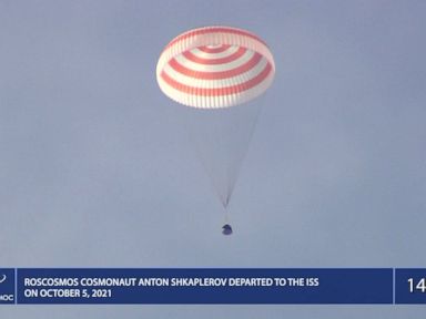 US astronaut ends record-long spaceflight in Russian capsule