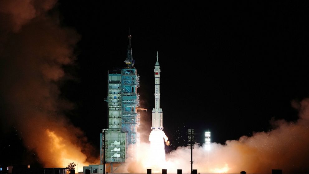 China launches 3 astronauts on 6-month space station mission