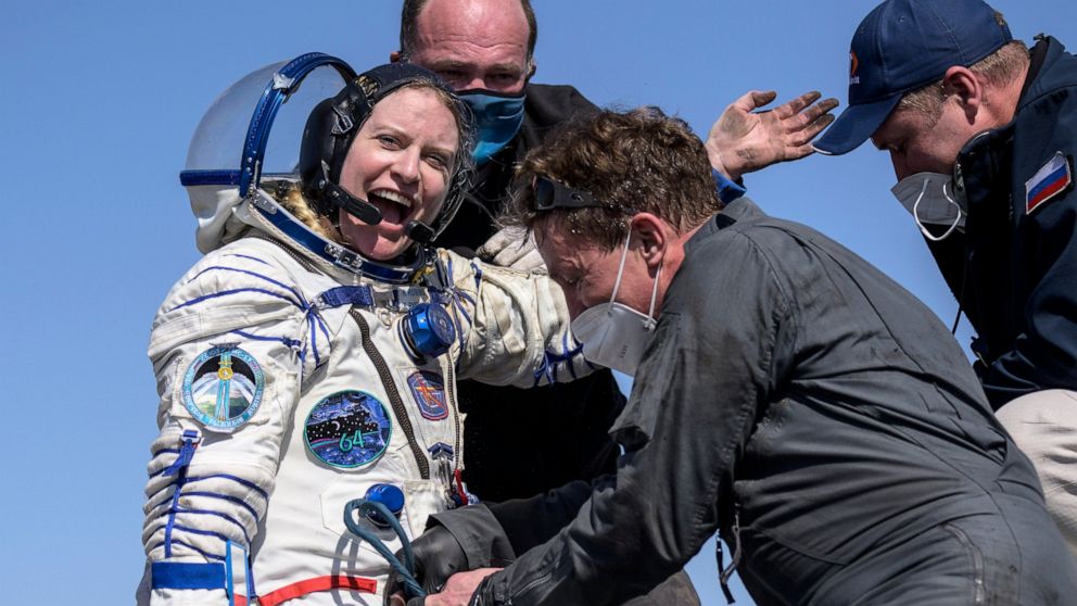 American, 2 Russians return to Earth from space station