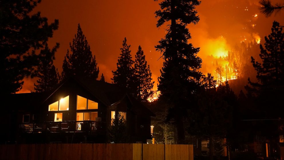 With Lake Tahoe spared, better weather helps wildfire fight