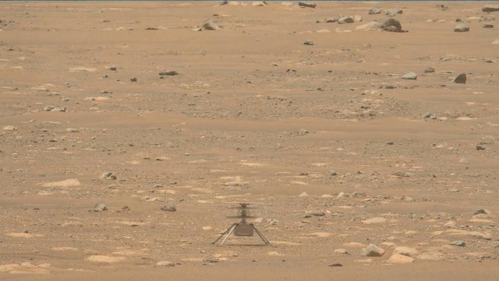 Mars helicopter gets extra month of flying as rover's scout