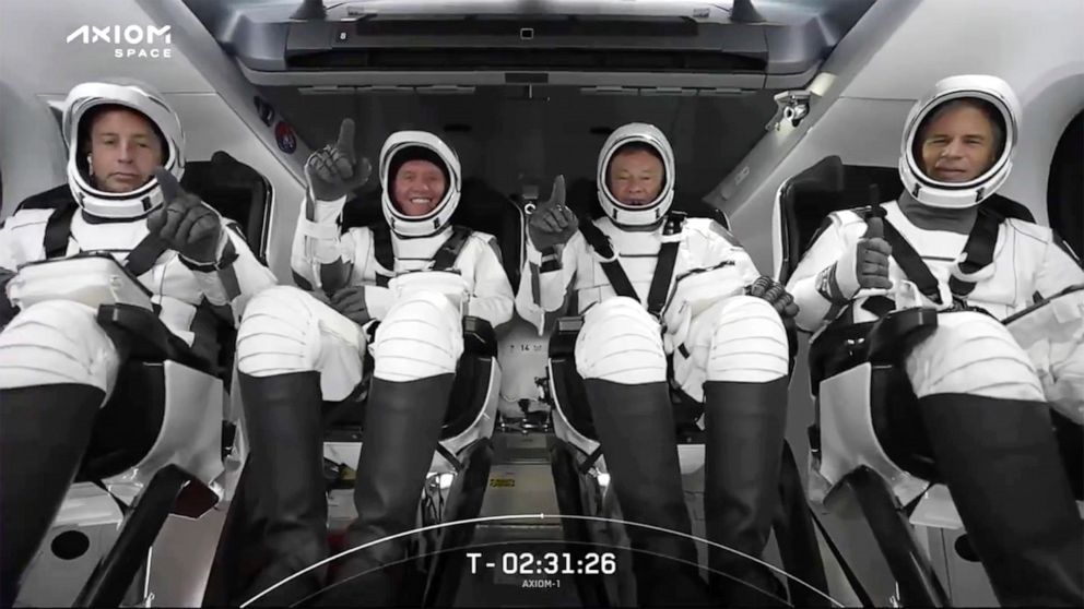 SpaceX launches 3 visitors to space station for $55M each