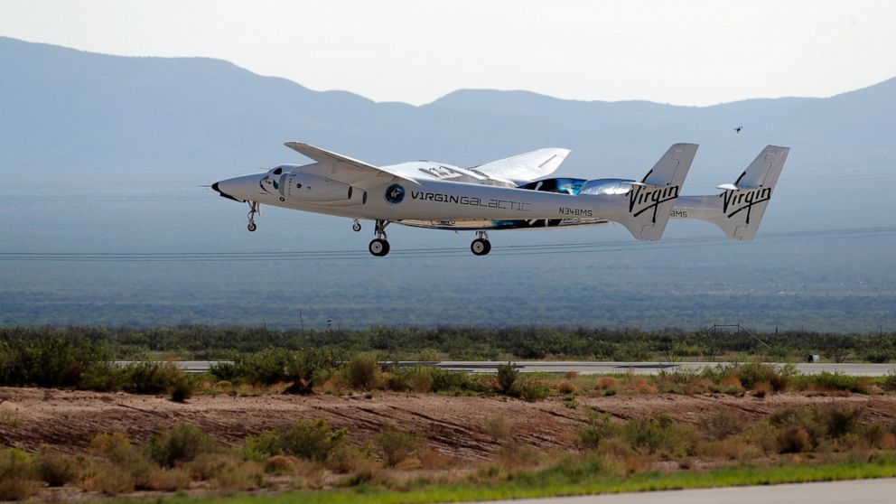 FAA bans Virgin Galactic launches while probing Branson trip