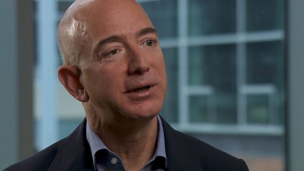 Jeff Bezos, the CEO of Amazon and owner of the Washington Post. 