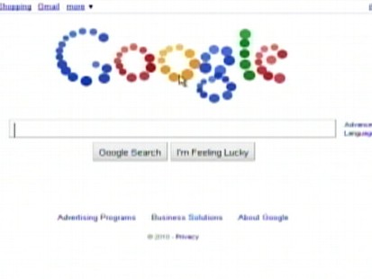 VIDEO: Googles newest doodle turns the companys logo into balls that users can move.
