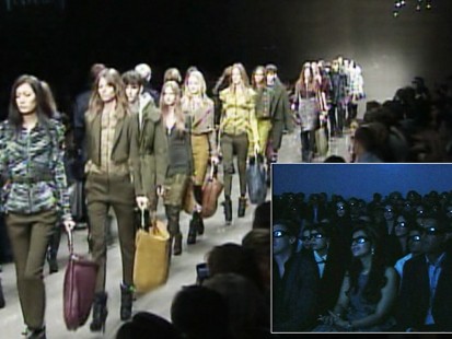 Video: Burberry stages first 3D fashion show.