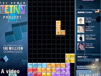 VIDEO: Tetris and Facebook join together to connect avid gamers.