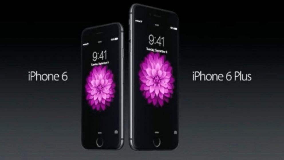 Apple CEO Tim Cook presents the iPhone 6, Sept. 9, 2014. 