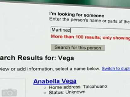 VIDEO: The search engine launched a program so users can find their family in Chile.