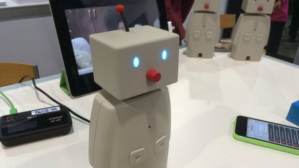 PHOTO: The Bocco Kids' Robot sits on a table at CES 2015 on Jan. 6, 2015.