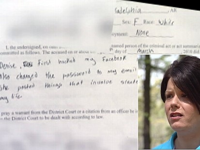 Video: Mother charged after she hacked into her sons Facebook page.