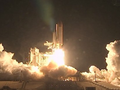 VIDEO: Space shuttle Endeavors liftoff is the last nighttime launch planned by NASA.