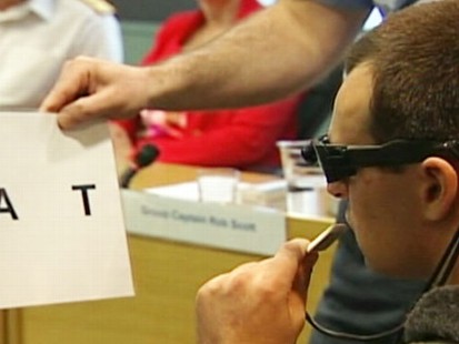 VIDEO: A special pair of glasses turn images into electric impulses felt on the tongue.